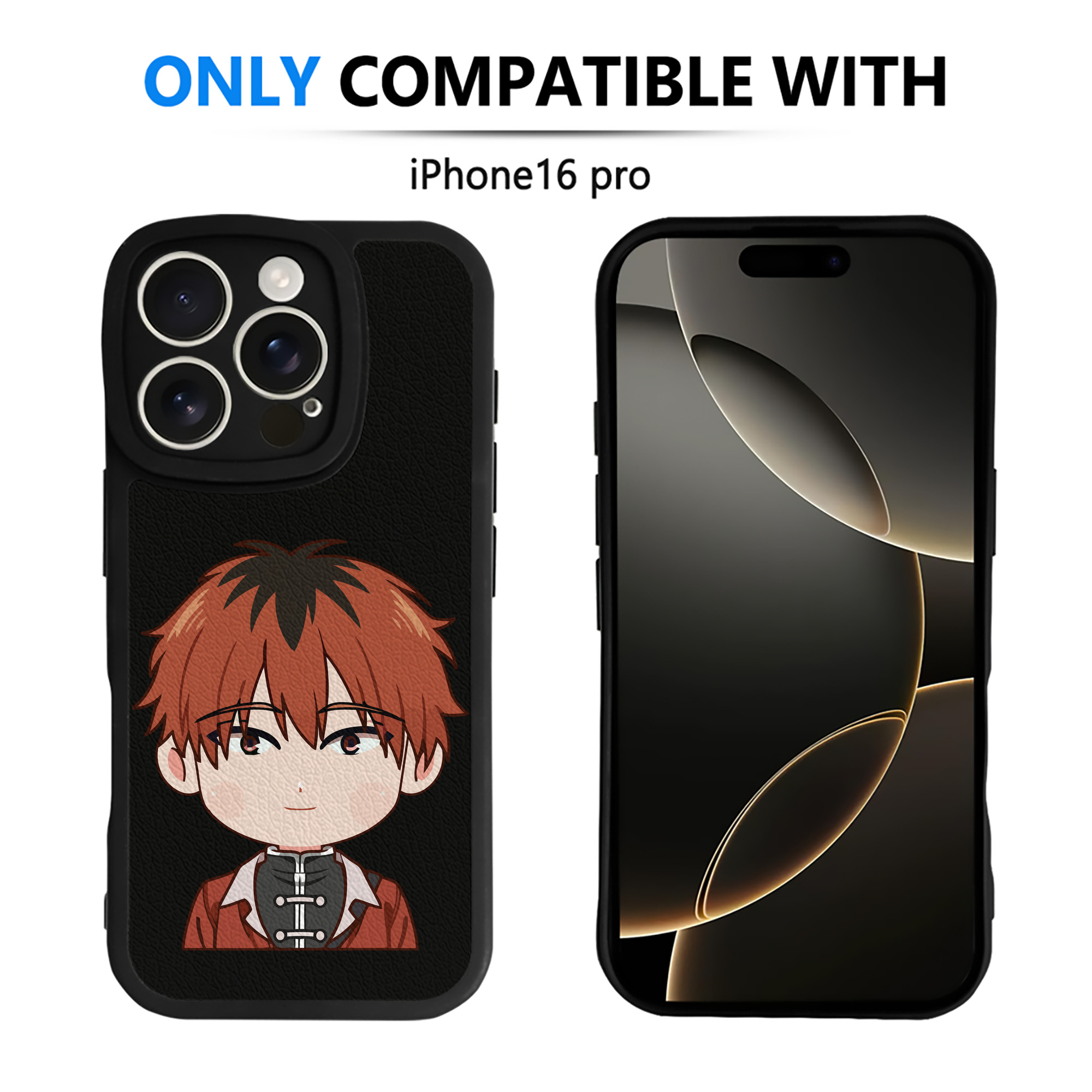 （画像用） 葬送のフリーレン Frieren 【iPhone 16シリーズ対応】シリコンスマホケース（レザー調） 材質：シリコン